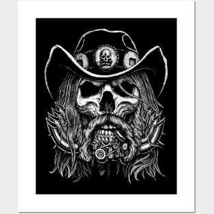 Motormouth - heavy metal skull Posters and Art